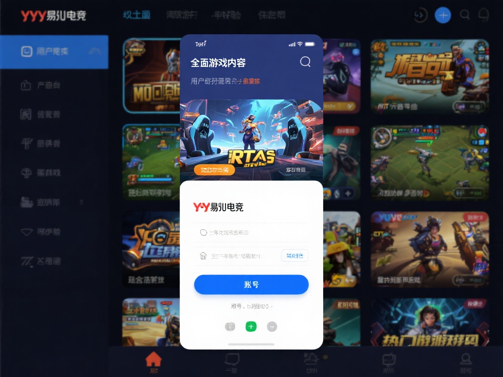 yy易游电竞以其全面的游戏内容和用户友好的界面而闻