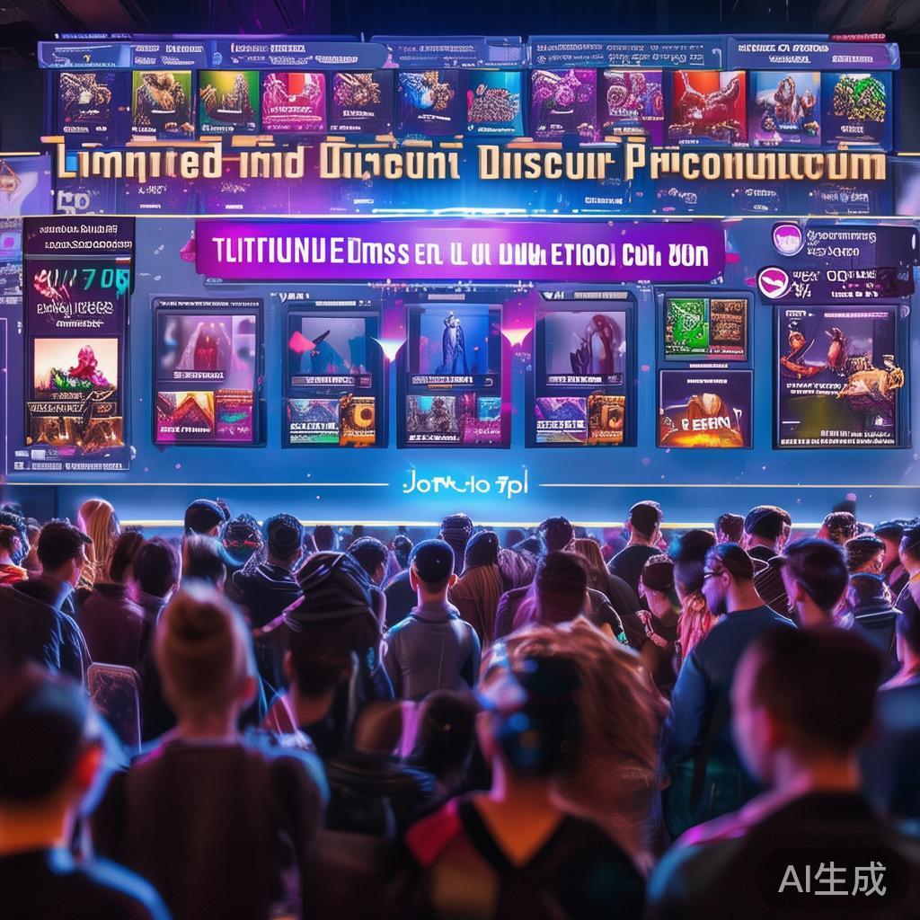 限时折扣促销
为了激发玩家的参与热情，游戏官网会